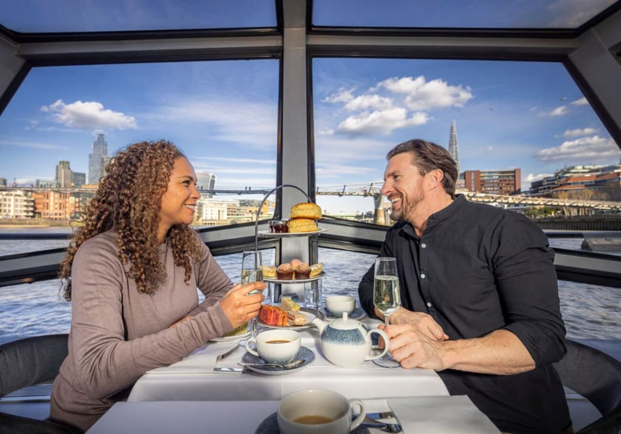London Day Dining Cruise on the River Thames by City Cruises - main image